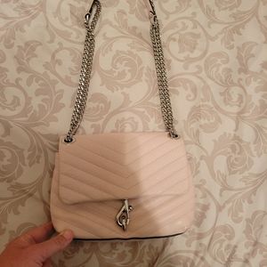 Rebecca Minkoff Edie Crossbody Pink Quilted Shoulder Bag